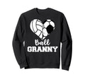 Ball Granny Heart Funny Soccer Sweatshirt - Unique Graphic Men Women - T-Shirt, Sweatshirt, Hoodie