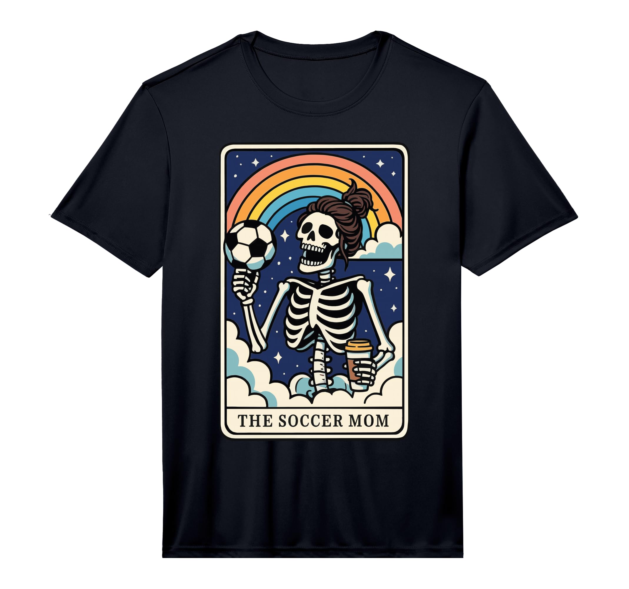 Mens Soccer Mom Tarot Card T-Shirt - Fun Novelty Design Men Women - T-Shirt, Sweatshirt, Hoodie