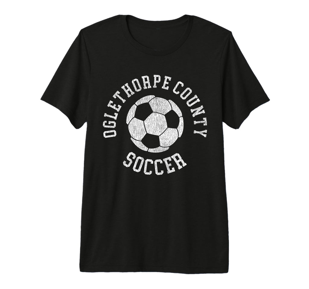 Oglethorpe County Soccer Distressed T-Shirt - Streetwear Style for Adults - T-Shirt, Sweatshirt, Hoodie