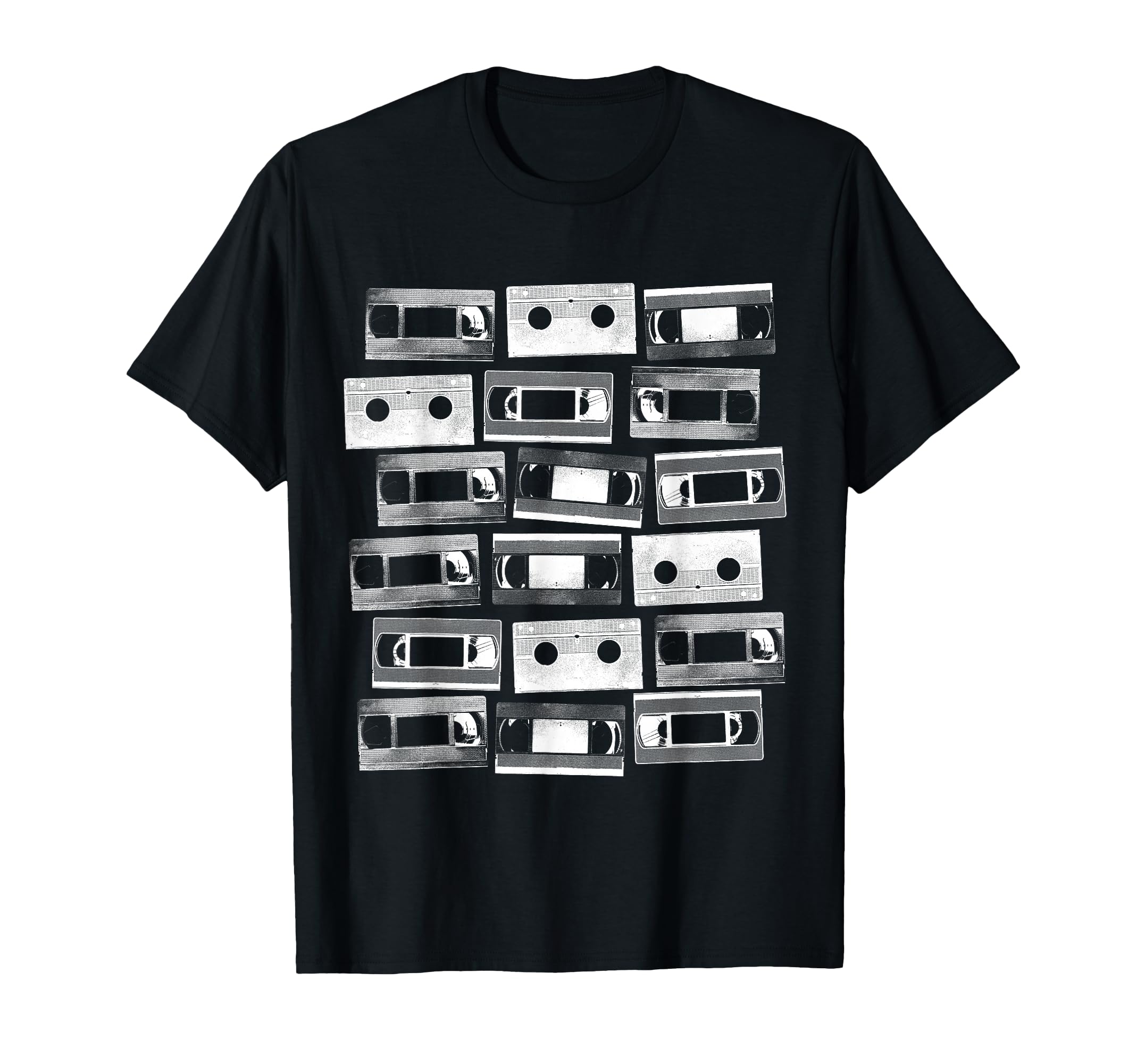 Vhs Cassette Tapes 1980S Vcr Video Movies T-Shirt - Graphic Print Men Women - T-Shirt, Sweatshirt, Hoodie