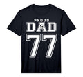 Number 77 Custom Proud Soccer T-Shirt - Aesthetic Graphic for Adults - T-Shirt, Sweatshirt, Hoodie