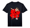 Dabbing Soccer Albania Jersey T-Shirt - Aesthetic Graphic for Adults - T-Shirt, Sweatshirt, Hoodie