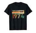 1974 50 Years Old Cassette Tape T-Shirt - Fun Novelty Design Men Women - T-Shirt, Sweatshirt, Hoodie