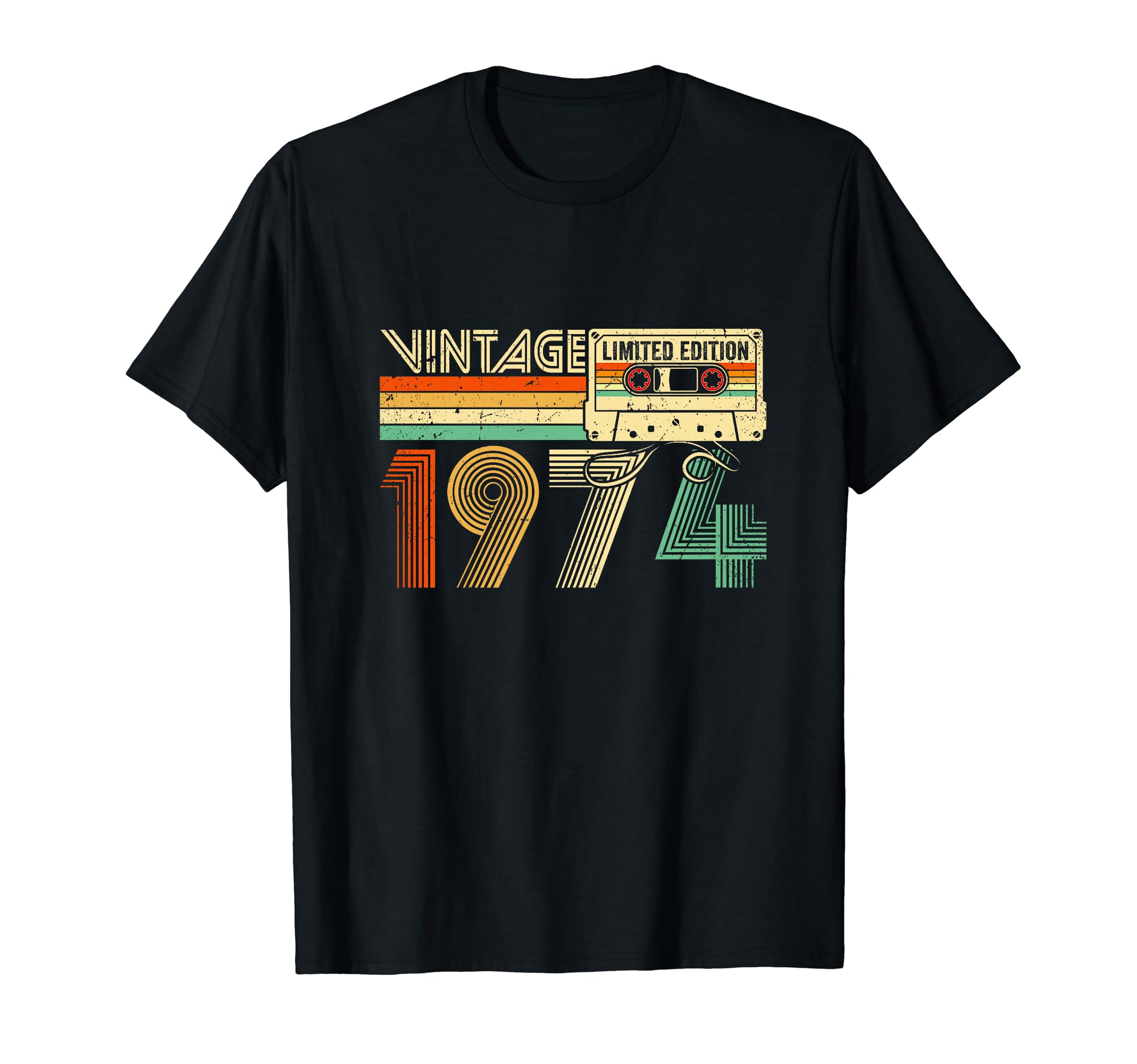 1974 50 Years Old Cassette Tape T-Shirt - Fun Novelty Design Men Women - T-Shirt, Sweatshirt, Hoodie