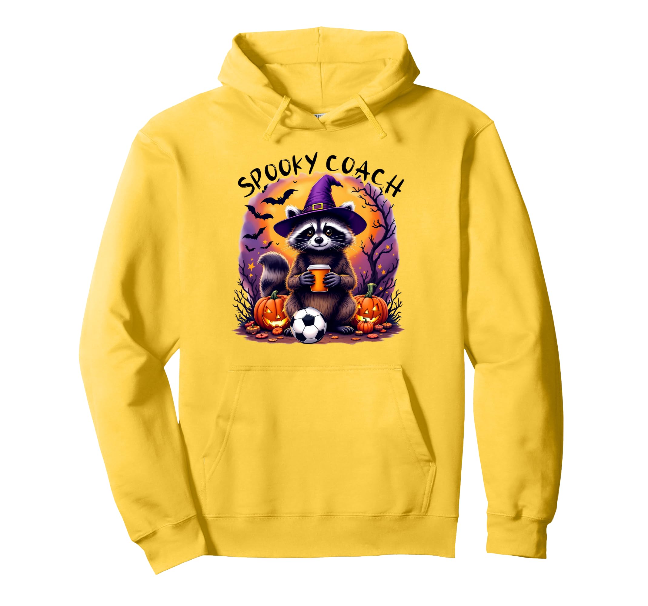 Halloween Soccer Coach Feral Soccer Hoodie - Minimalist Print Men Women - T-Shirt, Sweatshirt, Hoodie