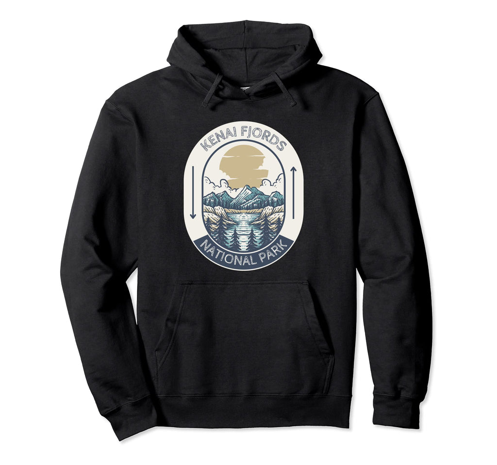Kenai Fjords National Park Alaska Hoodie - Aesthetic Graphic Men Women - T-Shirt, Sweatshirt, Hoodie