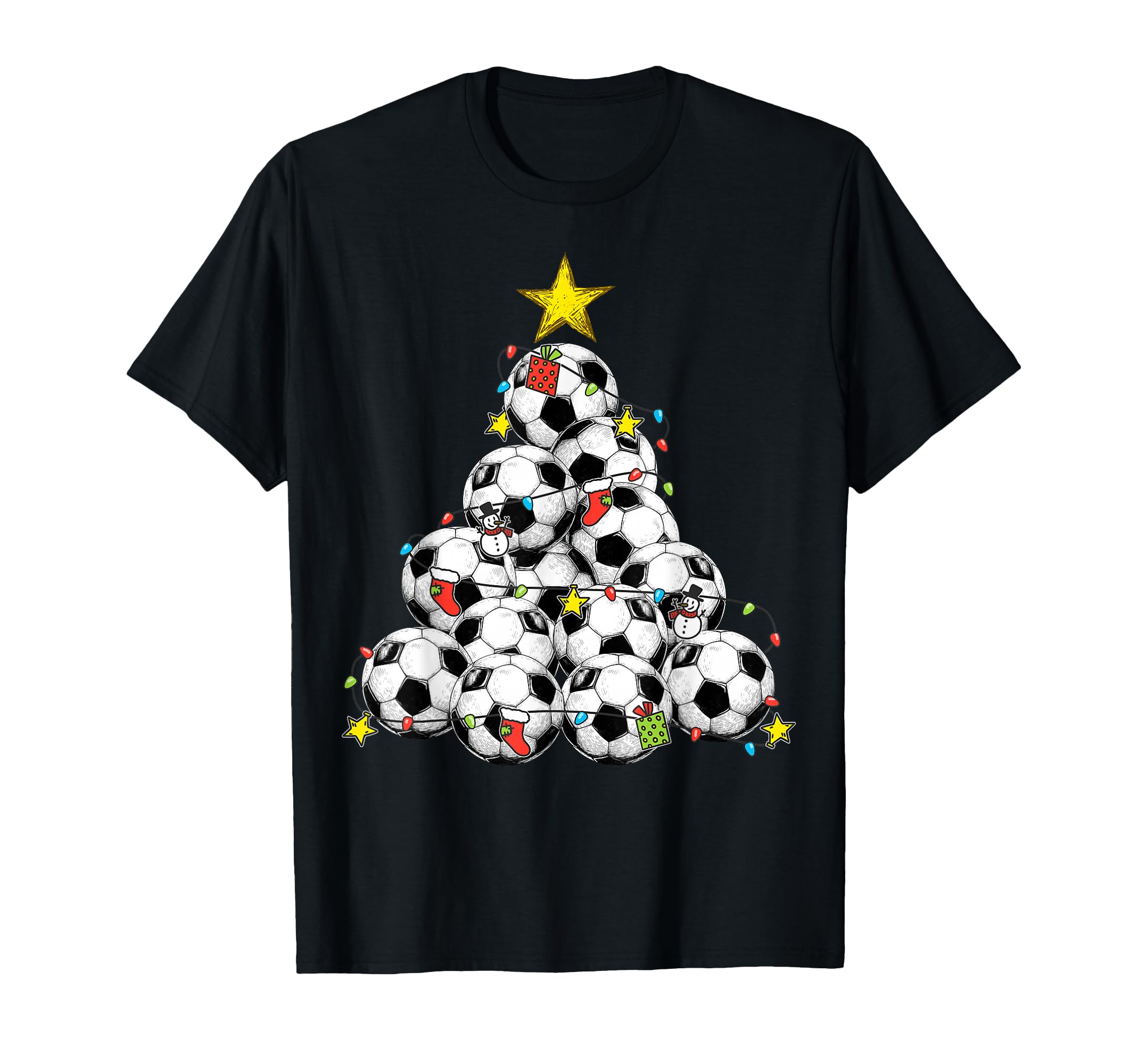 Soccer Tree Pajamas Coach Player T-Shirt - Custom Art Print Men Women - T-Shirt, Sweatshirt, Hoodie