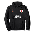 Japan Team Sports Number 11 Soccer Hoodie - Graphic Print Men Women - T-Shirt, Sweatshirt, Hoodie