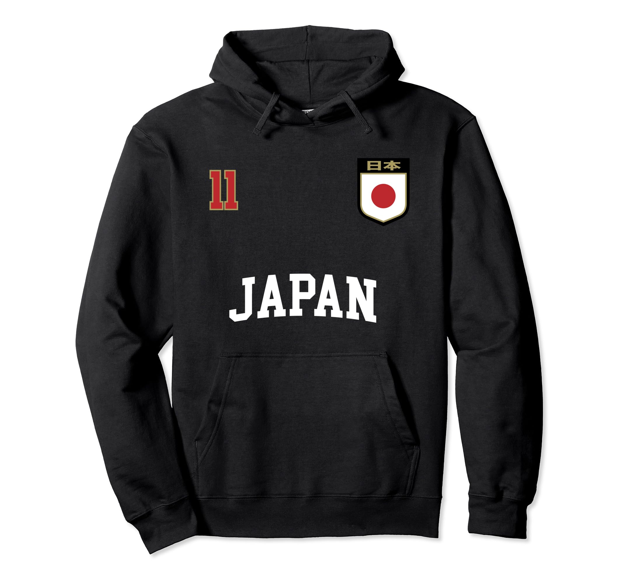 Japan Team Sports Number 11 Soccer Hoodie - Graphic Print Men Women - T-Shirt, Sweatshirt, Hoodie