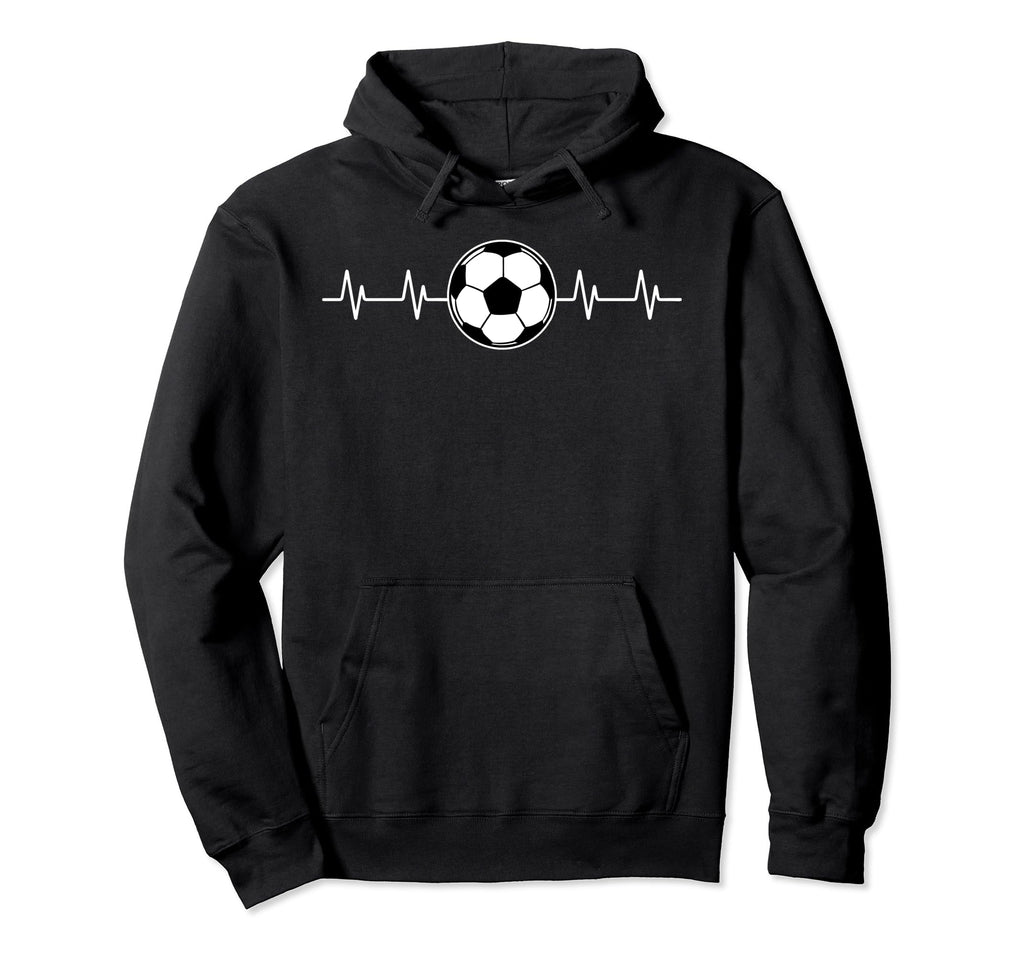 Soccer Heartbeat Player Goalie Hoodie - Casual Everyday Wear Men Women - T-Shirt, Sweatshirt, Hoodie