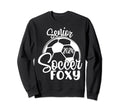 Senior Soccer Foxy 2024 Class Sweatshirt - Fun Novelty Design for Adults - T-Shirt, Sweatshirt, Hoodie