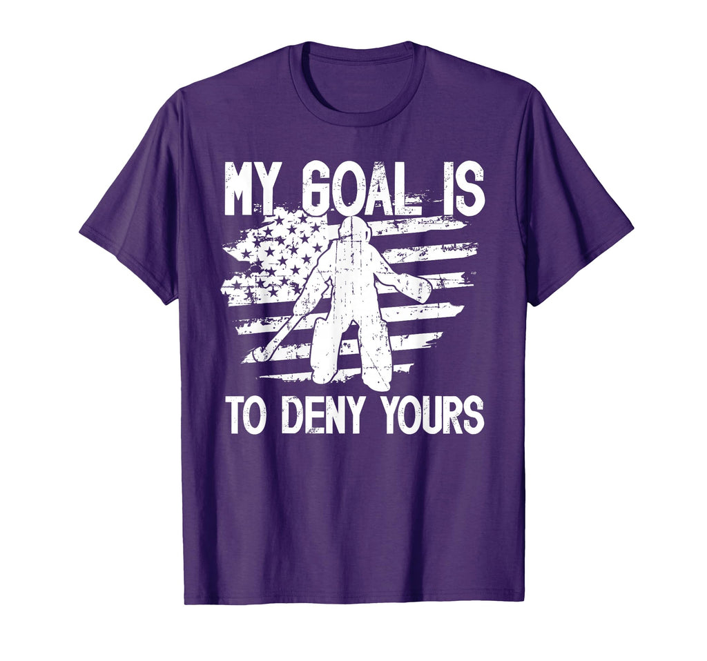 My Goal Field Hockey Goalie Field T-Shirt - Custom Art Print Men Women - T-Shirt, Sweatshirt, Hoodie