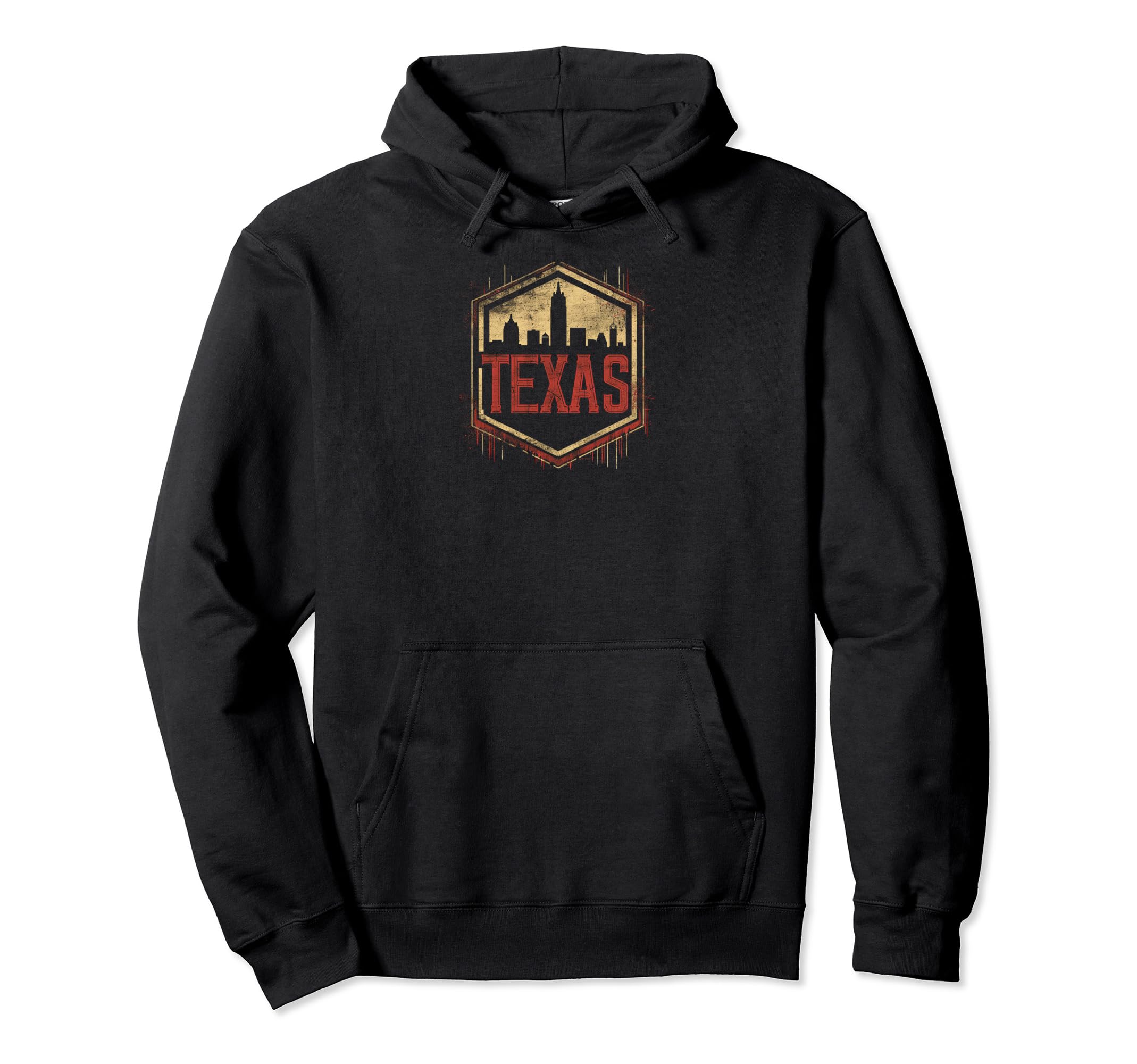 Texas Grit 90S Grunge Urbandecay Mens Hoodie - Custom Art Print Unisex - T-Shirt, Sweatshirt, Hoodie