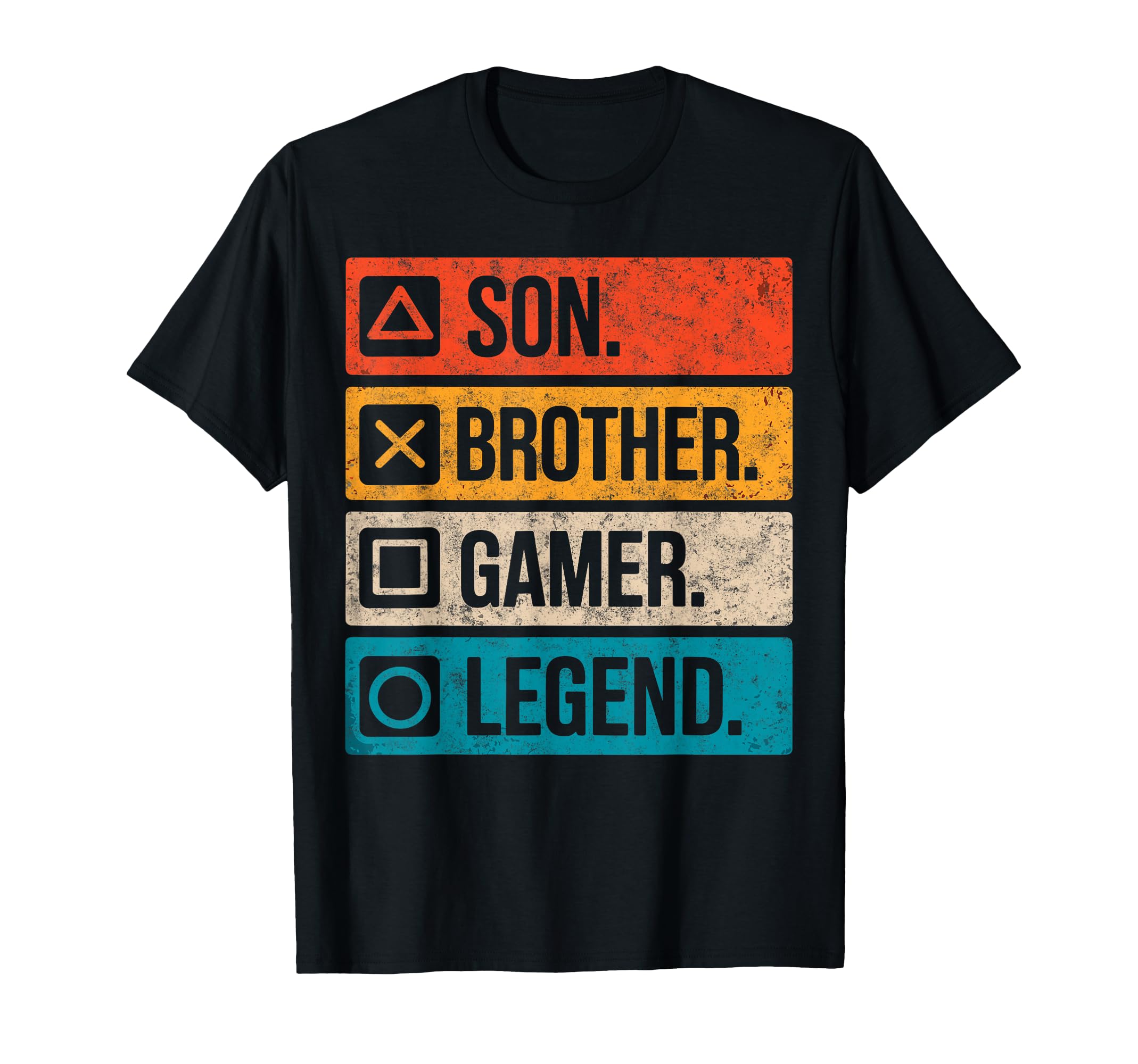 Son Brother Gamer Legend Video T-Shirt - Casual Everyday Wear for Adults - T-Shirt, Sweatshirt, Hoodie