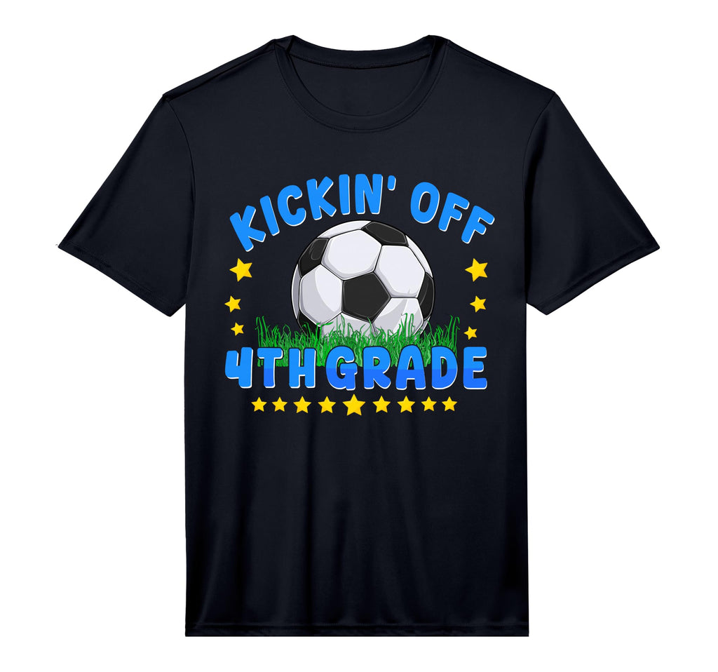 Funny 4Th Grade Kickin Off T-Shirt - Casual Everyday Wear for Adults - T-Shirt, Sweatshirt, Hoodie