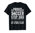 Proud Soccer Step Dad Soccer Player T-Shirt - Custom Art Print for Adults - T-Shirt, Sweatshirt, Hoodie