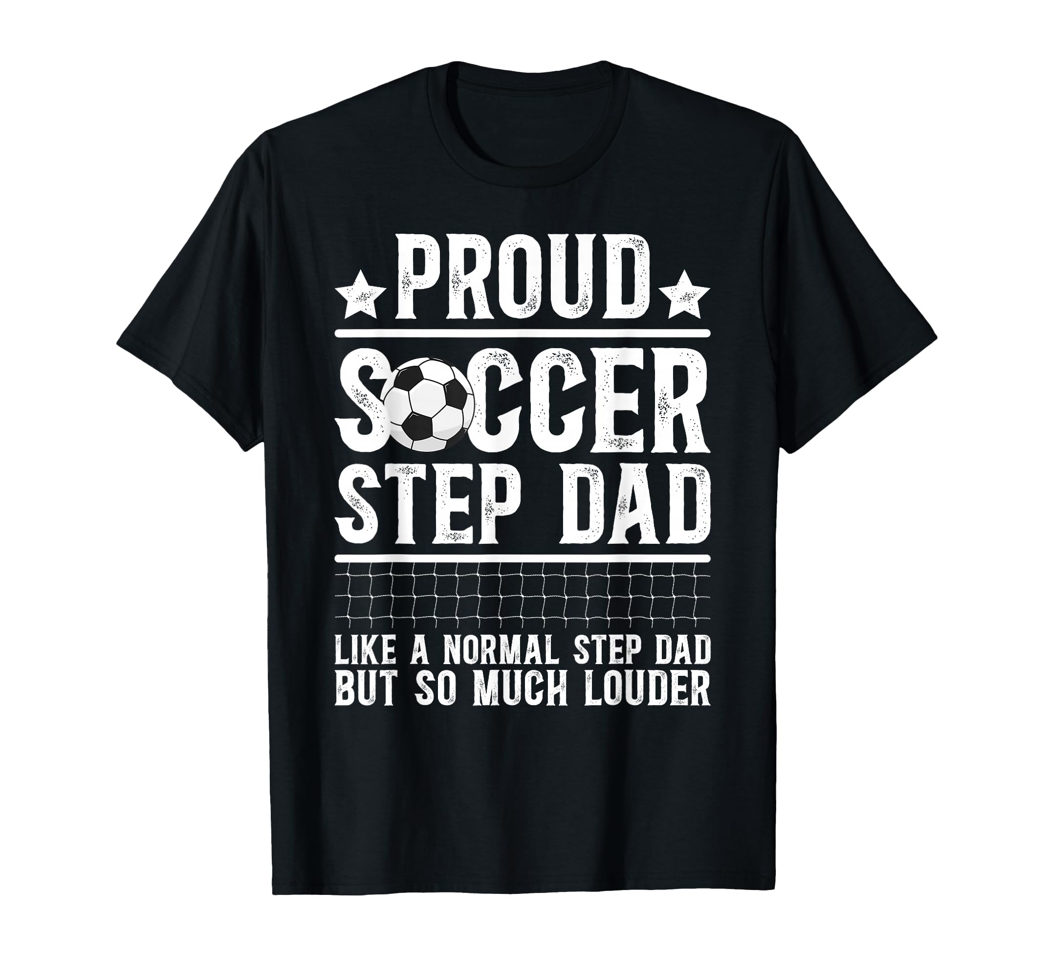 Proud Soccer Step Dad Soccer Player T-Shirt - Custom Art Print for Adults - T-Shirt, Sweatshirt, Hoodie