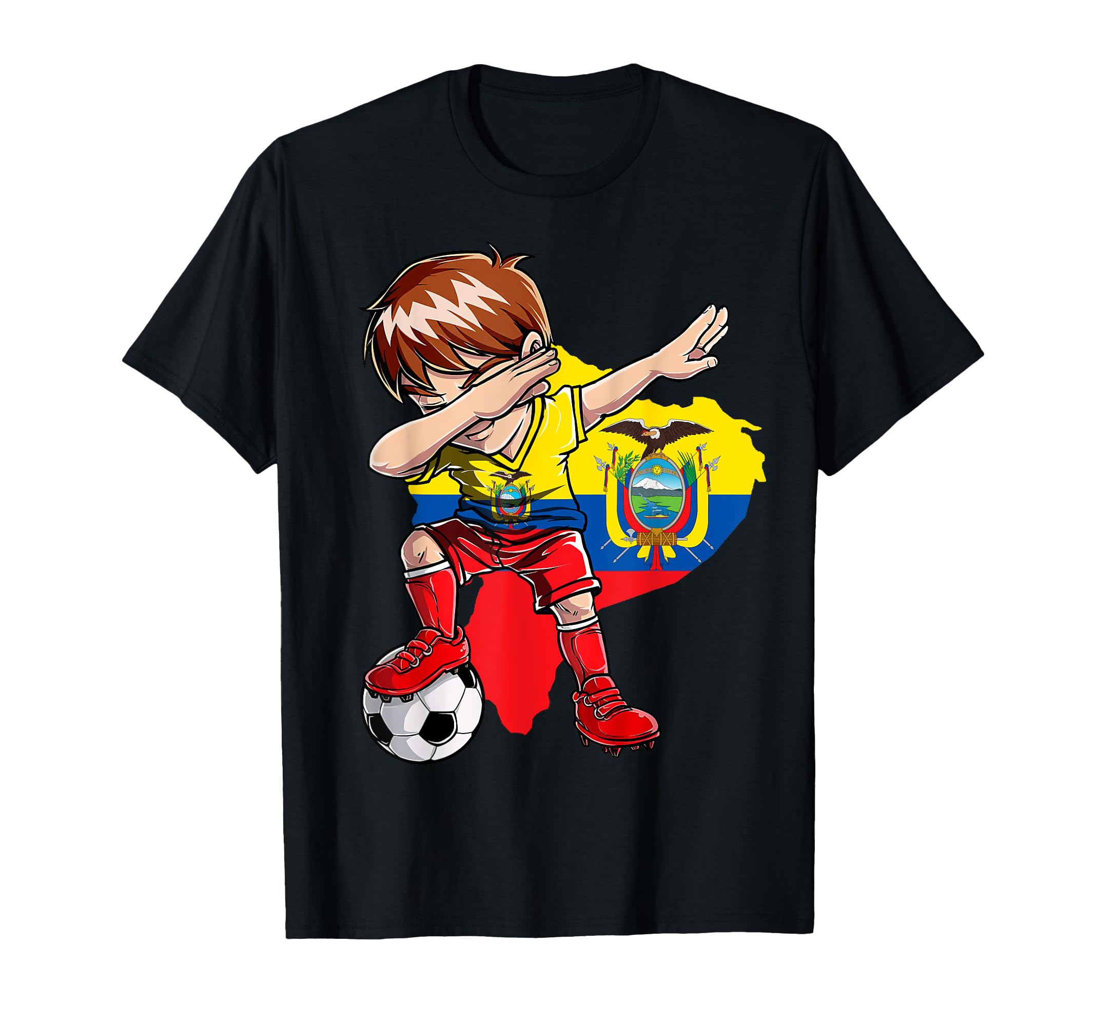 Dabbing Soccer Colombia Jersey T-Shirt - Streetwear Style for Adults - T-Shirt, Sweatshirt, Hoodie
