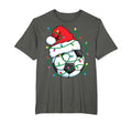 Santa Soccer Sports Ball Lights T-Shirt - Casual Everyday Wear for Adults - T-Shirt, Sweatshirt, Hoodie