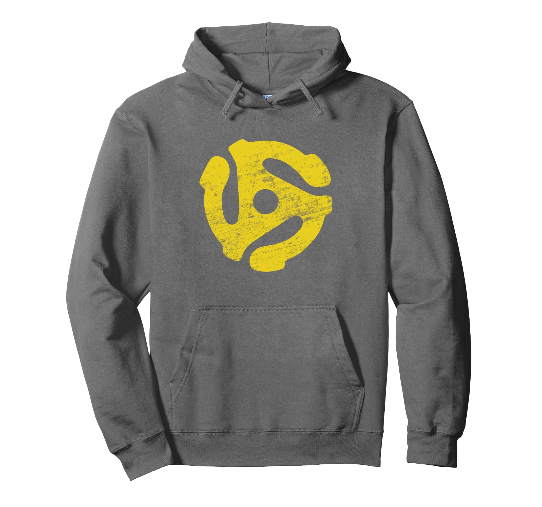 Vinyl Record 45 Rpm Spindle Adapter Hoodie - Custom Art Print Unisex - T-Shirt, Sweatshirt, Hoodie