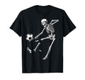 Funny Skeleton Playing Soccer Halloween T-Shirt - Trendy Graphic Unisex - T-Shirt, Sweatshirt, Hoodie