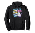 Made 90S Cassette Tape Floppy Disk Hoodie - Trendy Graphic Unisex - T-Shirt, Sweatshirt, Hoodie
