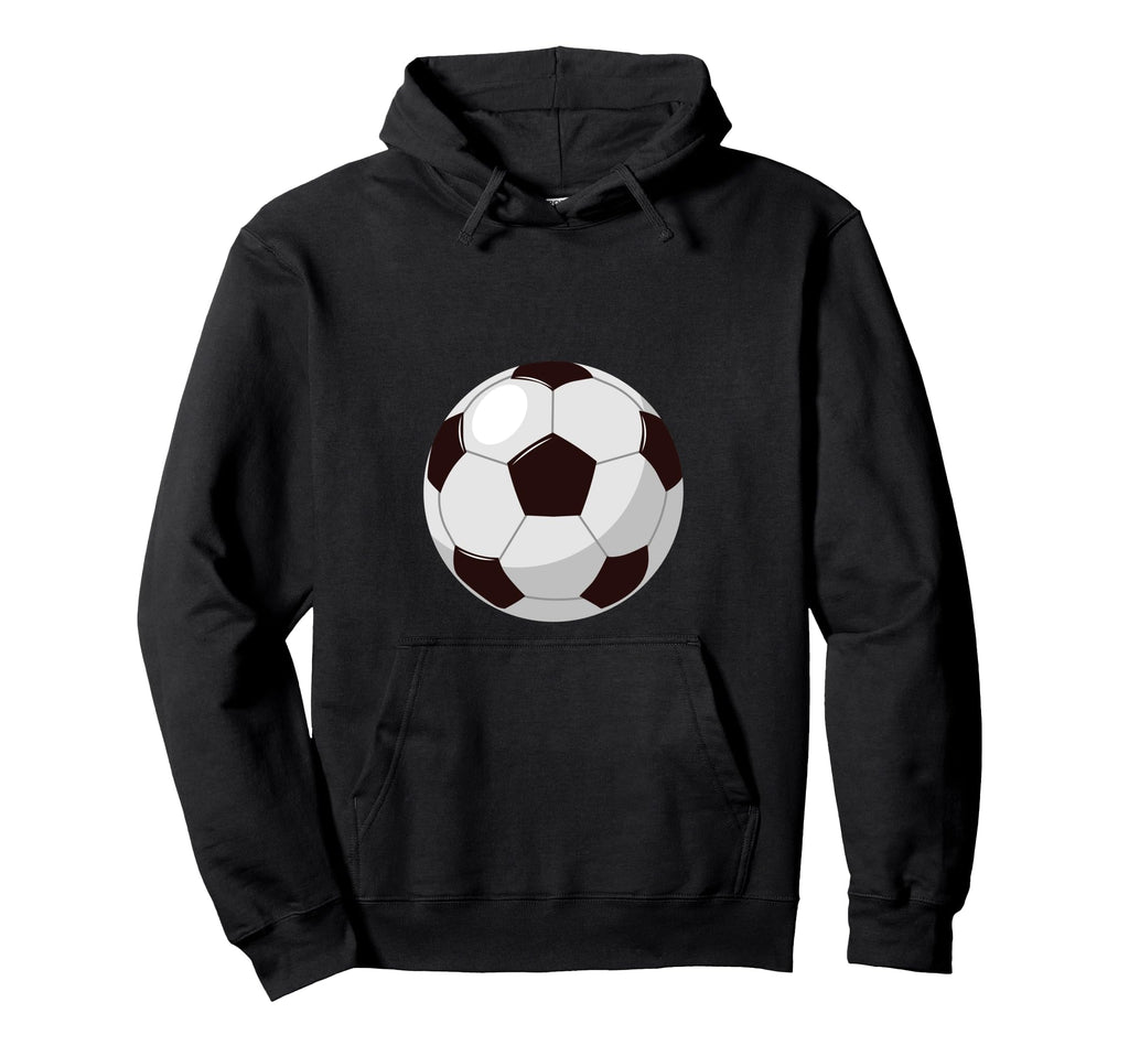 Football Funny Soccer Player Belly Hoodie - Casual Everyday Wear Men Women - T-Shirt, Sweatshirt, Hoodie