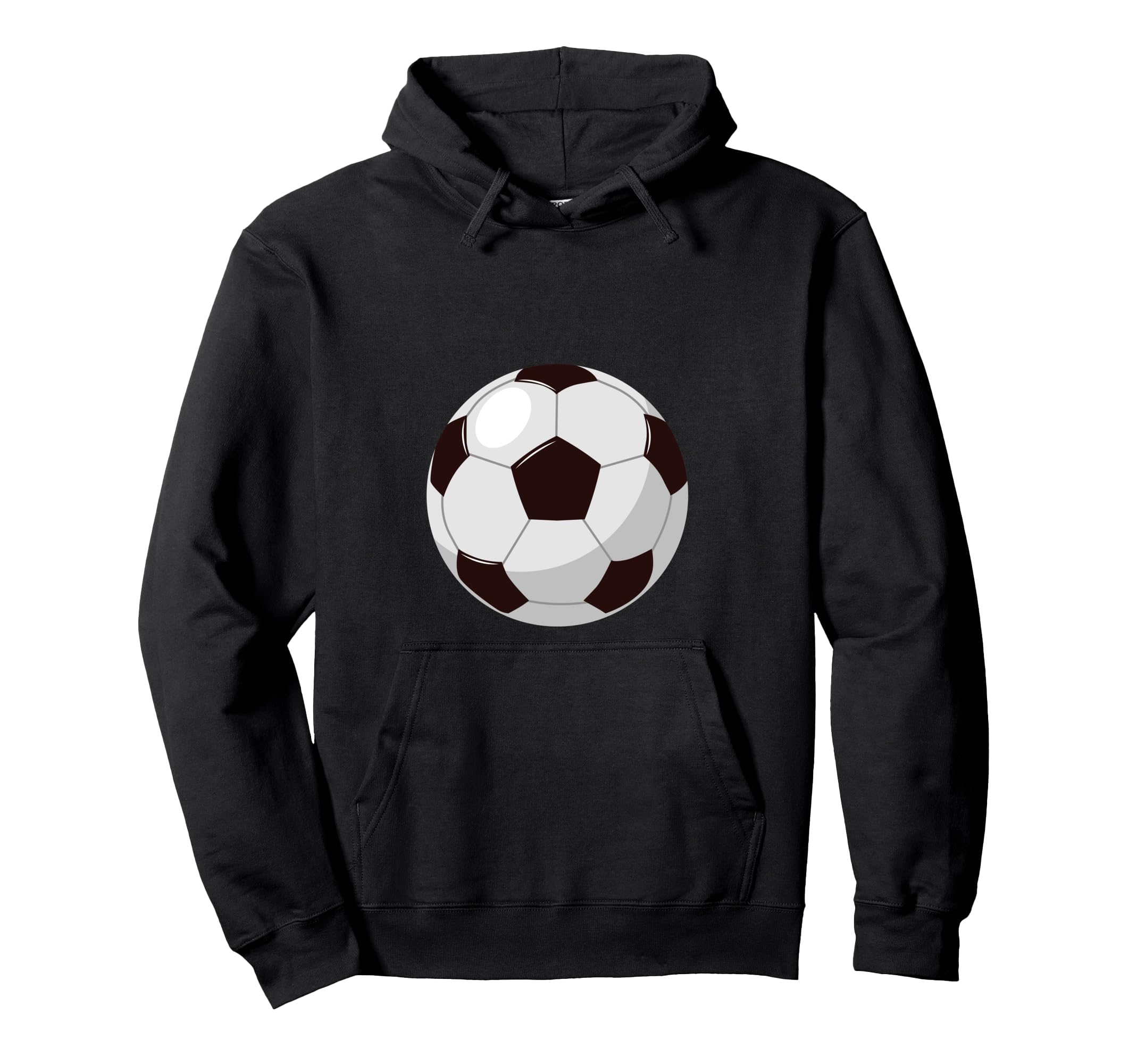 Football Funny Soccer Player Belly Hoodie - Casual Everyday Wear Men Women - T-Shirt, Sweatshirt, Hoodie