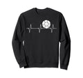 Soccer Players Heartbeat Football Sweatshirt - Trendy Graphic for Adults - T-Shirt, Sweatshirt, Hoodie