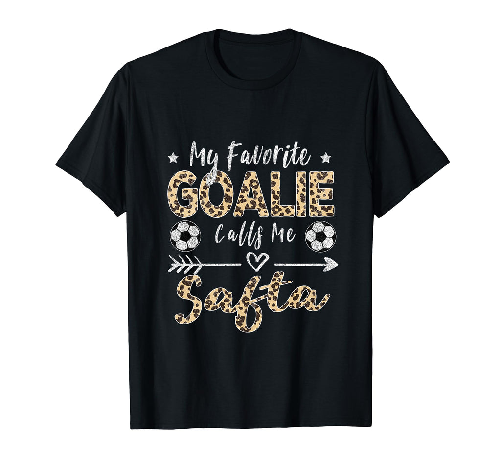 My Favorite Goalie Calls Me Safta T-Shirt - Minimalist Print for Adults - T-Shirt, Sweatshirt, Hoodie