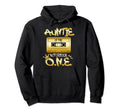 Auntie Notorious One Bday Old School Hoodie - Minimalist Print for Adults - T-Shirt, Sweatshirt, Hoodie
