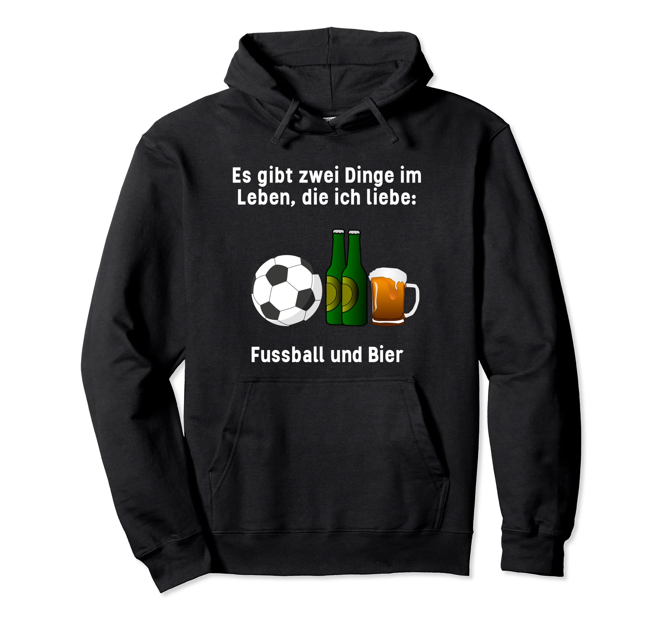 Ich Liebe Fussball Und Bier Love Hoodie - Minimalist Print for Adults - T-Shirt, Sweatshirt, Hoodie