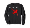 Goal Soccer Bicycle Kick Splash Sweatshirt - Fun Novelty Design for Adults - T-Shirt, Sweatshirt, Hoodie