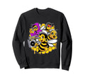 Bees Hip Hop Dance Crew Old School Sweatshirt - Minimalist Print Unisex - T-Shirt, Sweatshirt, Hoodie