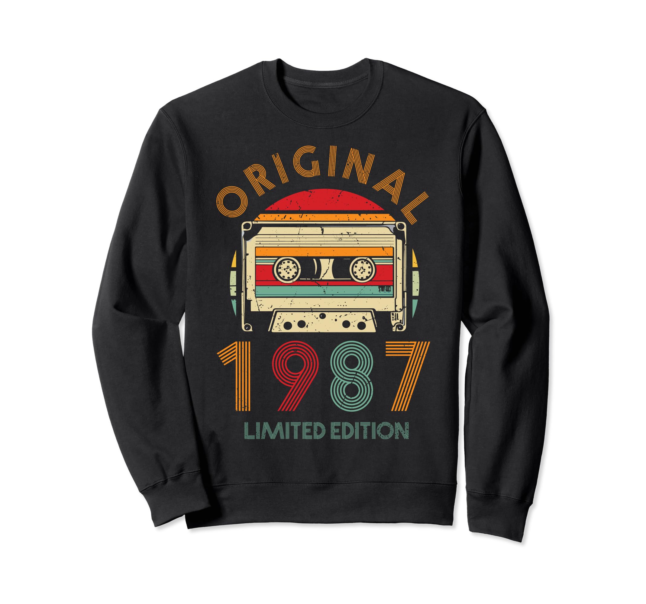 1987 Cassette Tape 37Th Birthday Sweatshirt - Custom Art Print Unisex - T-Shirt, Sweatshirt, Hoodie