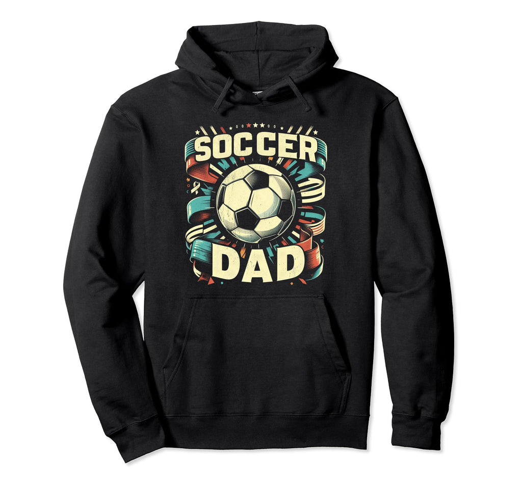 Soccer Dad Family Matching Dad Fathers Day Hoodie - Graphic Print Men Women - T-Shirt, Sweatshirt, Hoodie