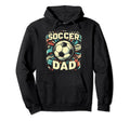 Soccer Dad Family Matching Dad Fathers Day Hoodie - Graphic Print Men Women - T-Shirt, Sweatshirt, Hoodie
