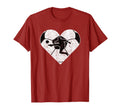 Soccer Player Gift Loves Heart T-Shirt - Aesthetic Graphic for Adults - T-Shirt, Sweatshirt, Hoodie