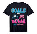 Mens Goals Or Bows Dad Loves You 2026 T-Shirt - Custom Art Print Unisex - T-Shirt, Sweatshirt, Hoodie