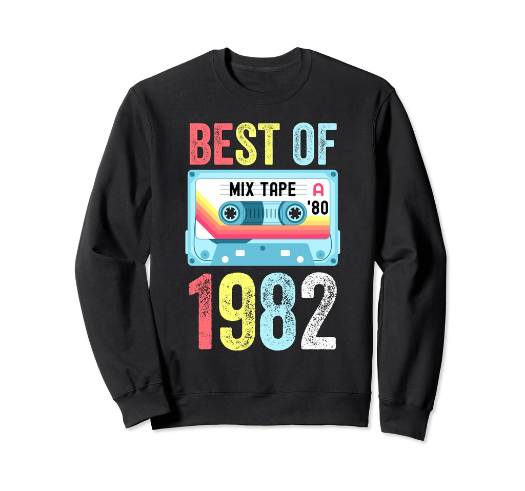 Best 1982 Cassette Tape Sweatshirt - Trendy Graphic Men Women - T-Shirt, Sweatshirt, Hoodie
