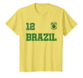 Brazil Jersey Number Twelve T-Shirt - Casual Everyday Wear Men Women - T-Shirt, Sweatshirt, Hoodie