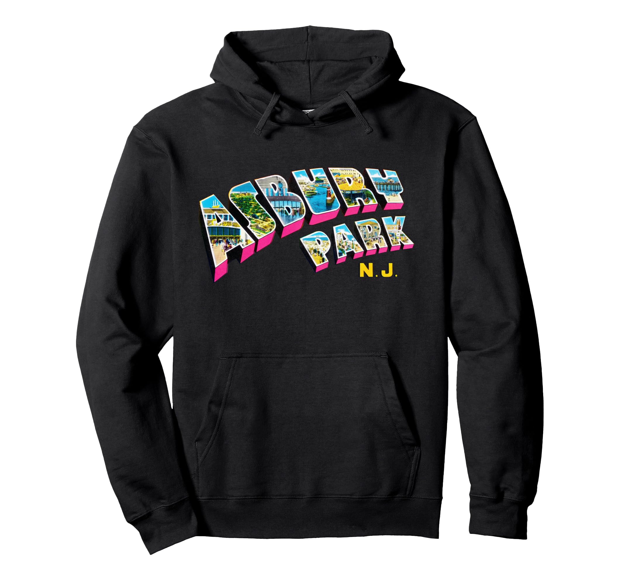 Asbury Park New Jersey Nj Hoodie - Aesthetic Graphic for Adults - T-Shirt, Sweatshirt, Hoodie