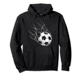 Soccer Ball Goal Funny Player Sports Hoodie - Unique Graphic Men Women - T-Shirt, Sweatshirt, Hoodie