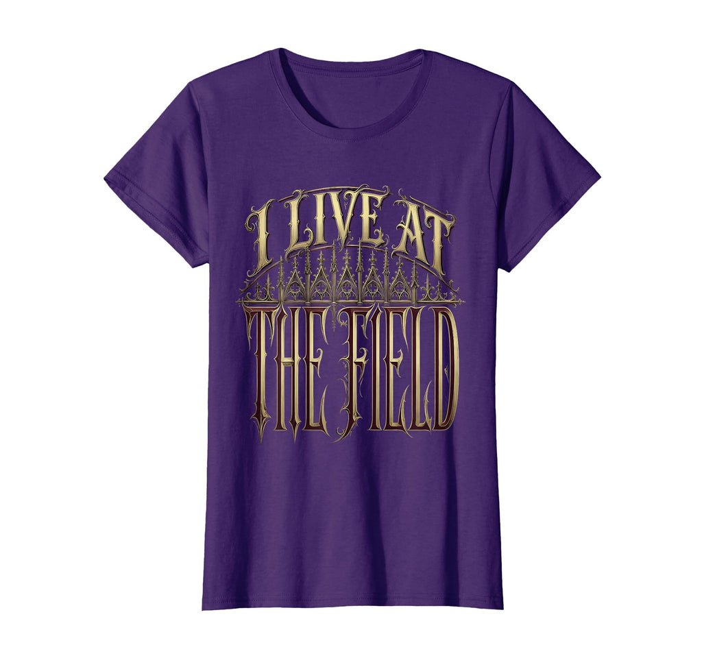 I Live Field Soccer Mom T-Shirt - Custom Art Print Unisex - T-Shirt, Sweatshirt, Hoodie