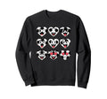 Soccer Heart Faces Football Love Sweatshirt - Graphic Print for Adults - T-Shirt, Sweatshirt, Hoodie