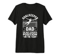 Mens Goalkeeper Dad Most Stressful T-Shirt - Aesthetic Graphic Men Women - T-Shirt, Sweatshirt, Hoodie