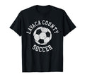 Lavaca County Soccer Distressed 90S T-Shirt - Fun Novelty Design for Adults - T-Shirt, Sweatshirt, Hoodie