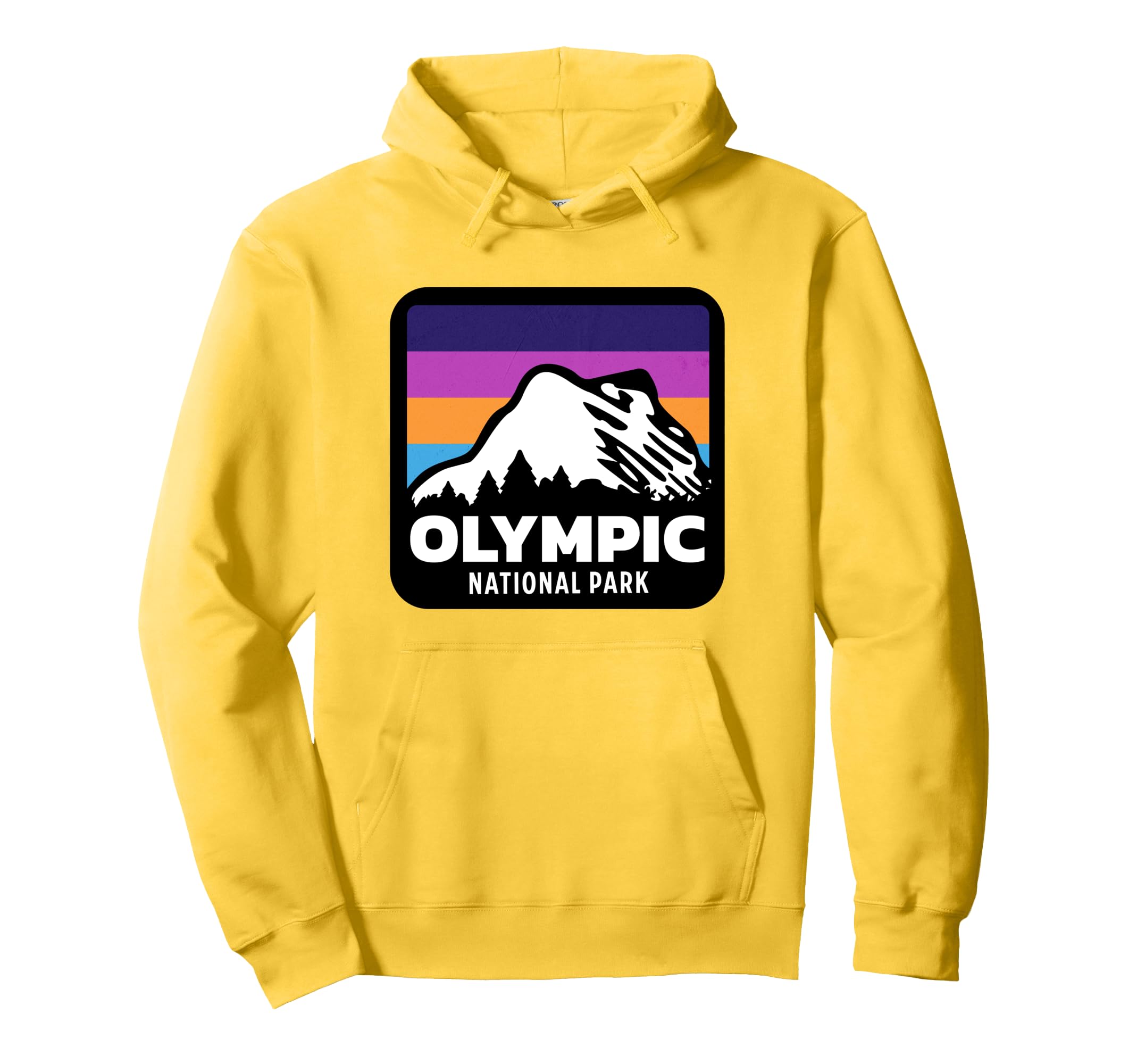 Olympic National Park Washington Hoodie - Novelty Apparel for Adults - T-Shirt, Sweatshirt, Hoodie