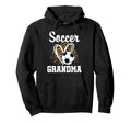 Soccer Grandma Leopard Heart Hoodie - Novelty Apparel Unisex - T-Shirt, Sweatshirt, Hoodie