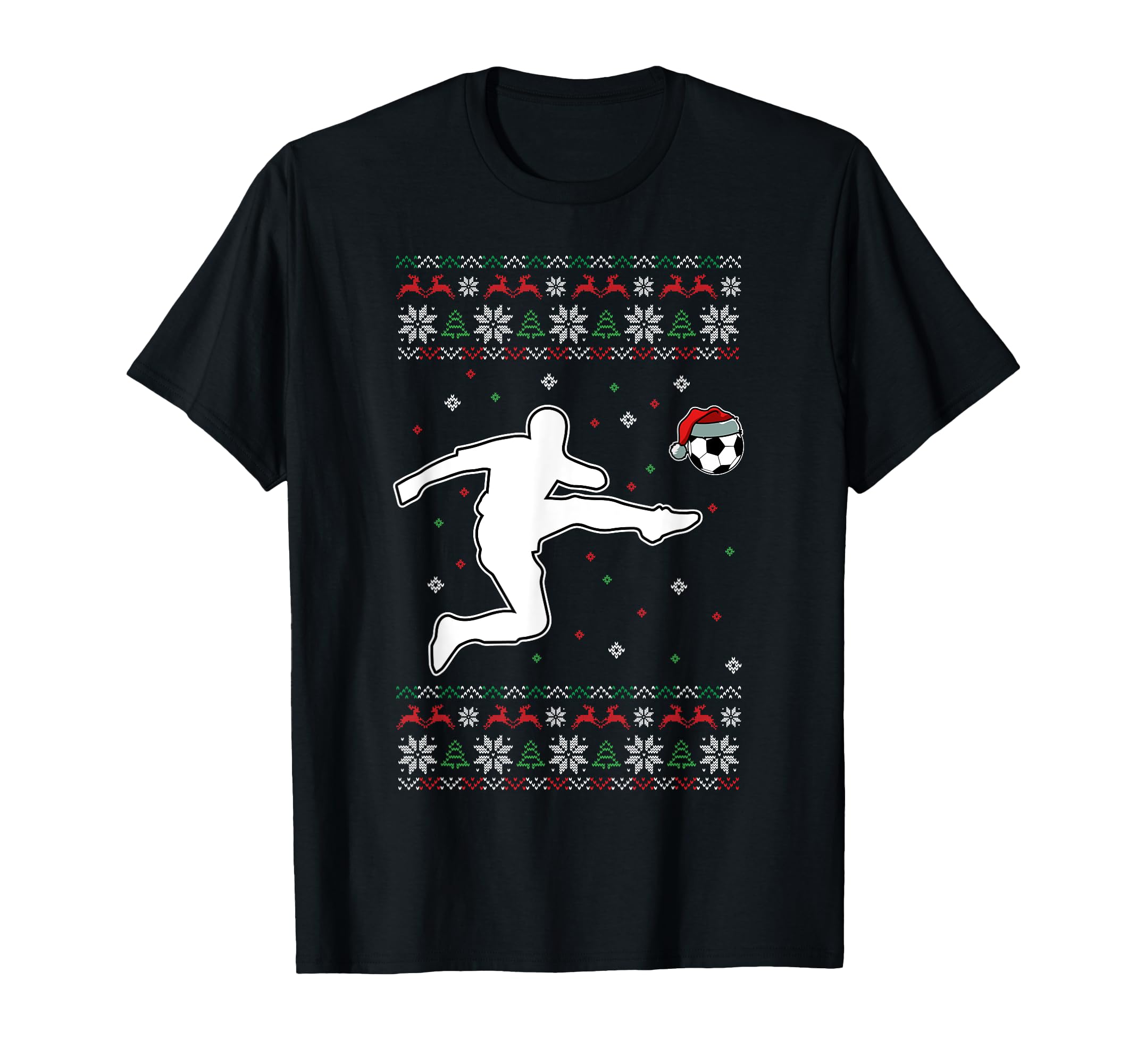Soccer Player Sport Ugly X Mas Pajama T-Shirt - Streetwear Style Men Women - T-Shirt, Sweatshirt, Hoodie